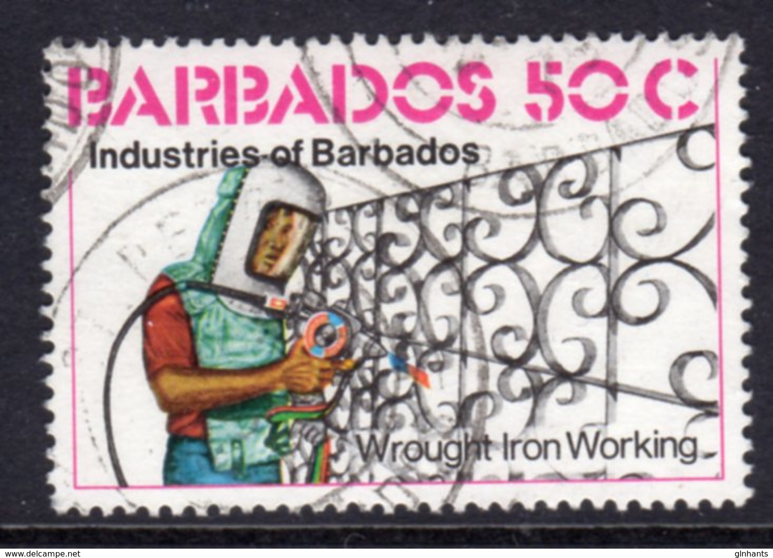 BARBADOS - 1978 50c INDUSTRIES STAMP FINE USED REF A SG 612 - Barbados (1966-...)