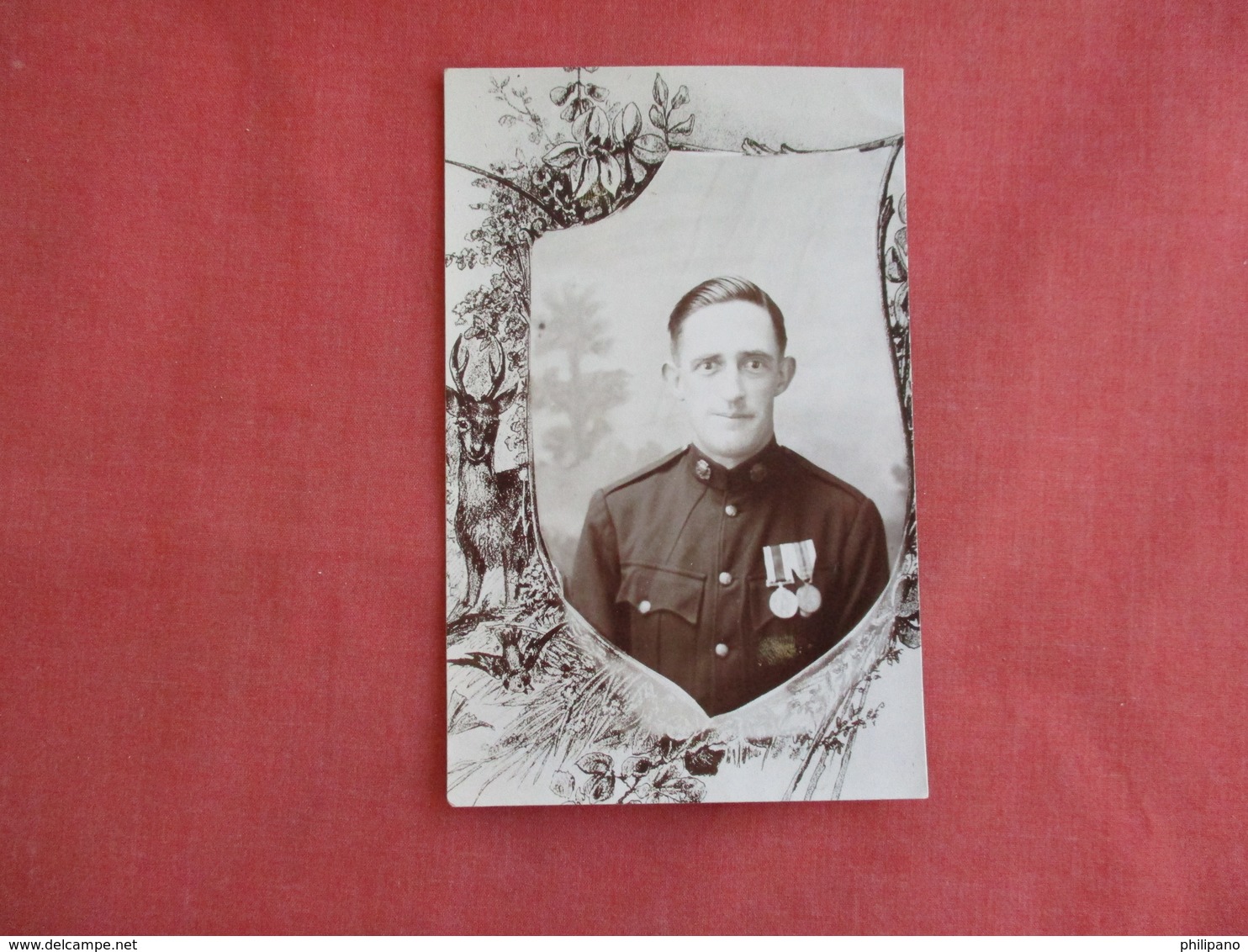 RPPC  Military Soldier With Medals  ??UK---ref 3137 - Other & Unclassified