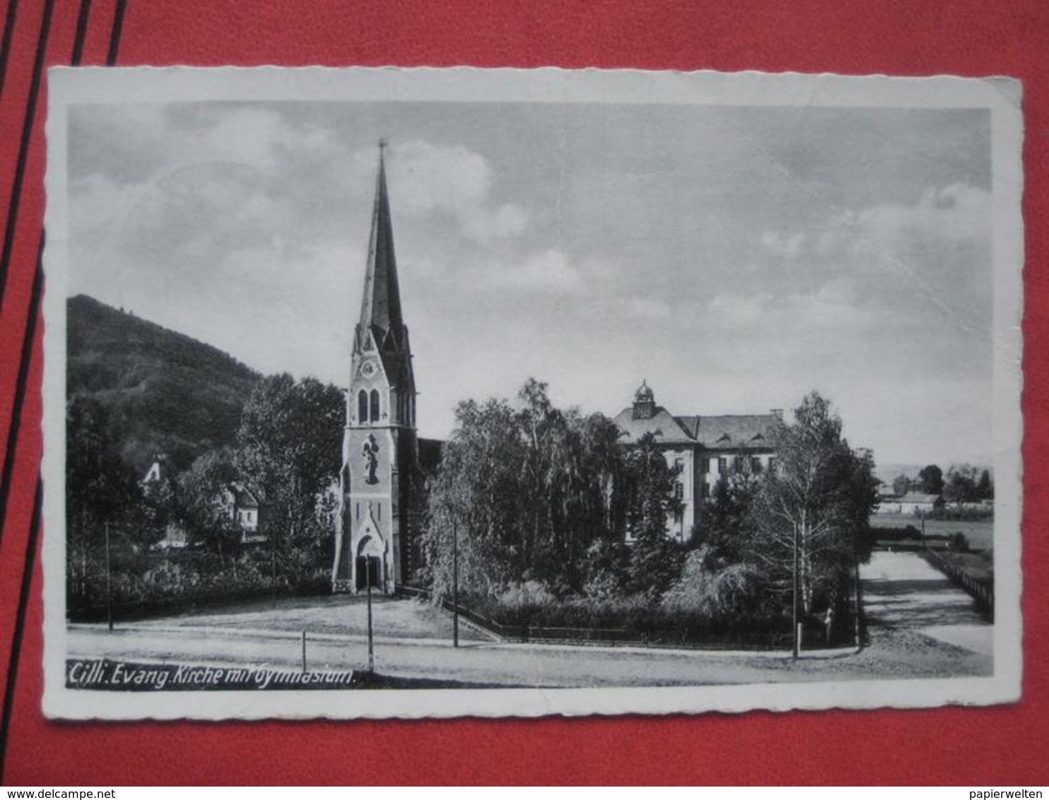 Celje / Cilli - Protestantska Cerkev / Evangelische Kirche Mit Gymnasium - Slowenien