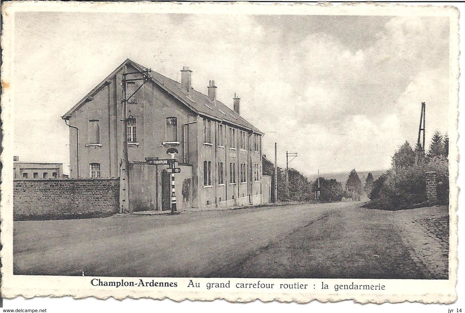 CHAMPLON-Ardennes   La Gendarmerie - Tenneville