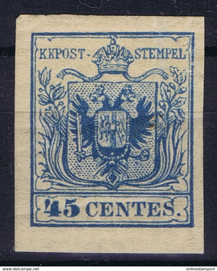 Austria Lombardei & Venetien 1850 Mi 5 Type III MH/* Flz/ Charniere - Ungebraucht