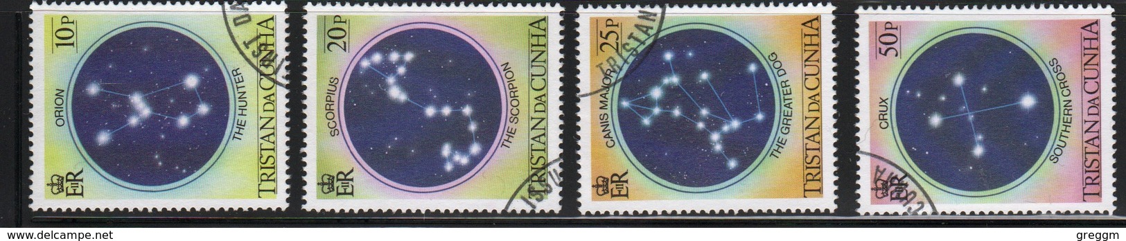 Tristan Da Cunha 1984 Set Of Stamps Celebrating The Night Sky. - Tristan Da Cunha