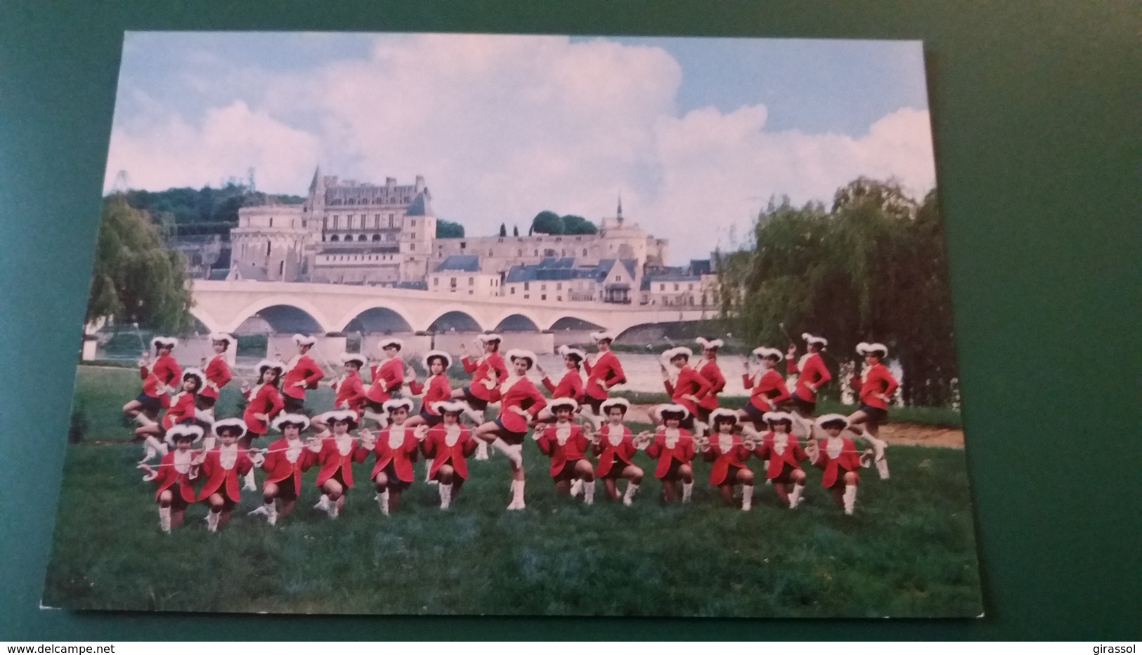 CPSM LES MAJORETTES GIRONETTES D AMBOISE 37 MAISON DES JEUNES ET FOYER CULTUREL ED HENRY - Musica E Musicisti