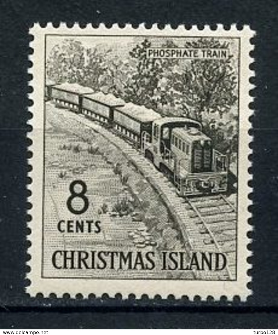 CHRISTMAS 1963 N° 15 ** Neuf MNH Superbe Trains Transports De Phosphate - Christmas Island