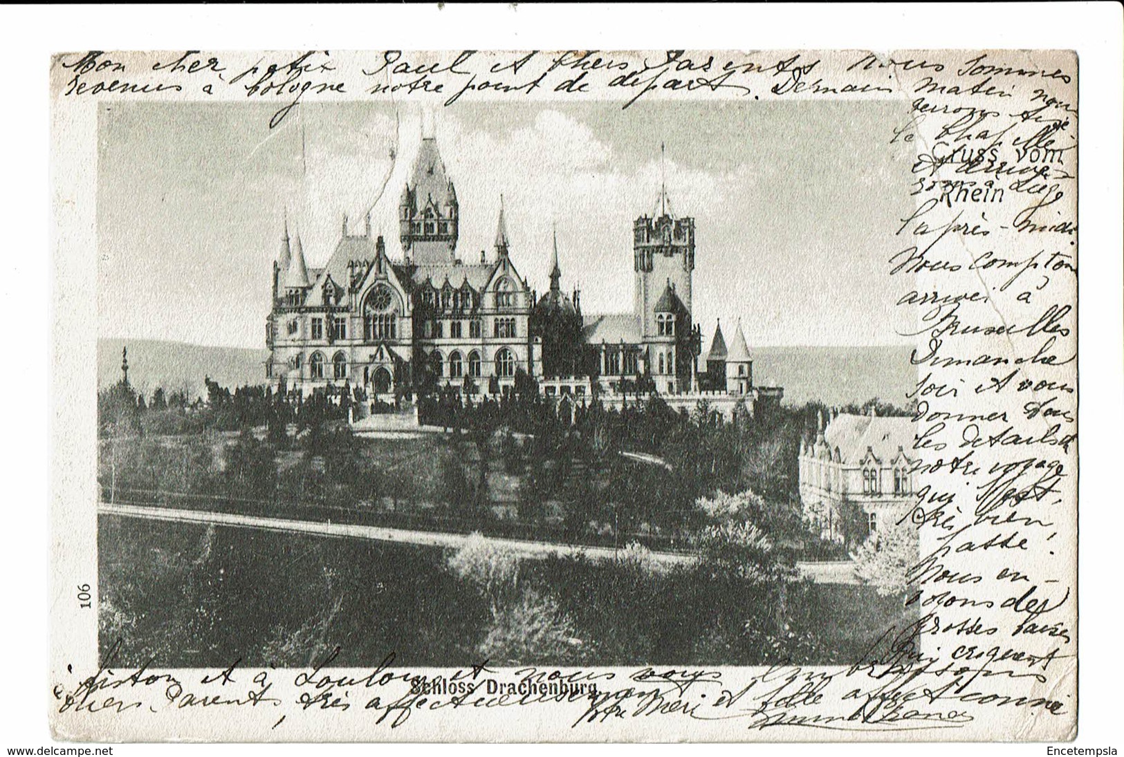 CPA - Carte Postale - Allemagne -Königswinter- Schloss Drachenburg -1909- S5162 - Sonstige & Ohne Zuordnung