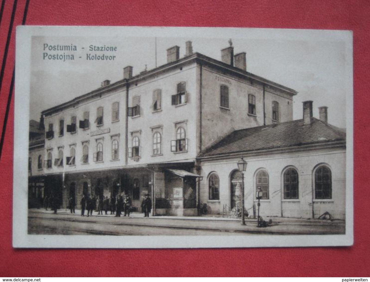 Postojna / Postumia / Adelsberg - Kolodvor / Stazione / Bahnhof - Slowenien