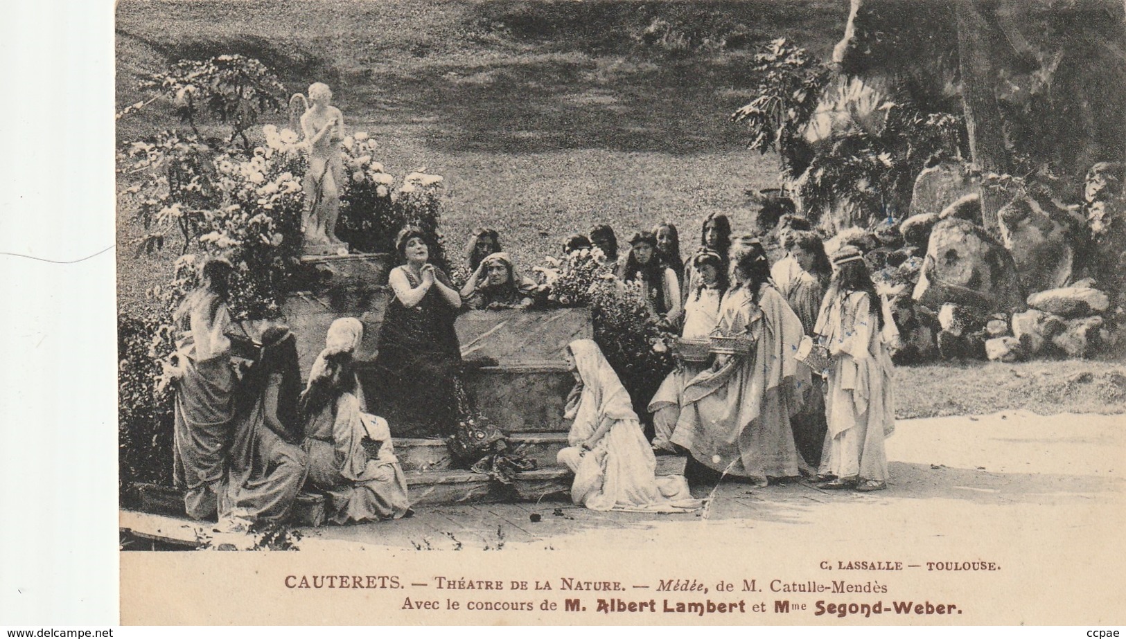 Théâtre De La Nature - Médée, De M. Catulle-Mendès Avec Le Concours De M. Albert Lambert Et Mme Segond-Weber - Cauterets