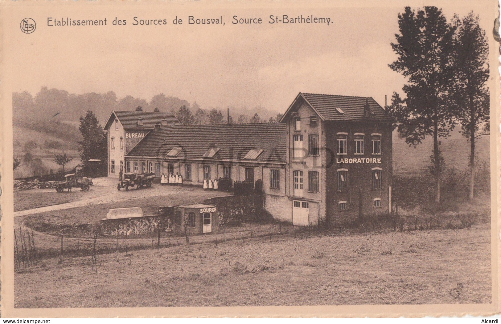 Carte Postale/Postkaart BOUSVAL Etablissement Des Sources De Bousval, Source St-Barthélemy -Laboratoire (A63) - Genappe