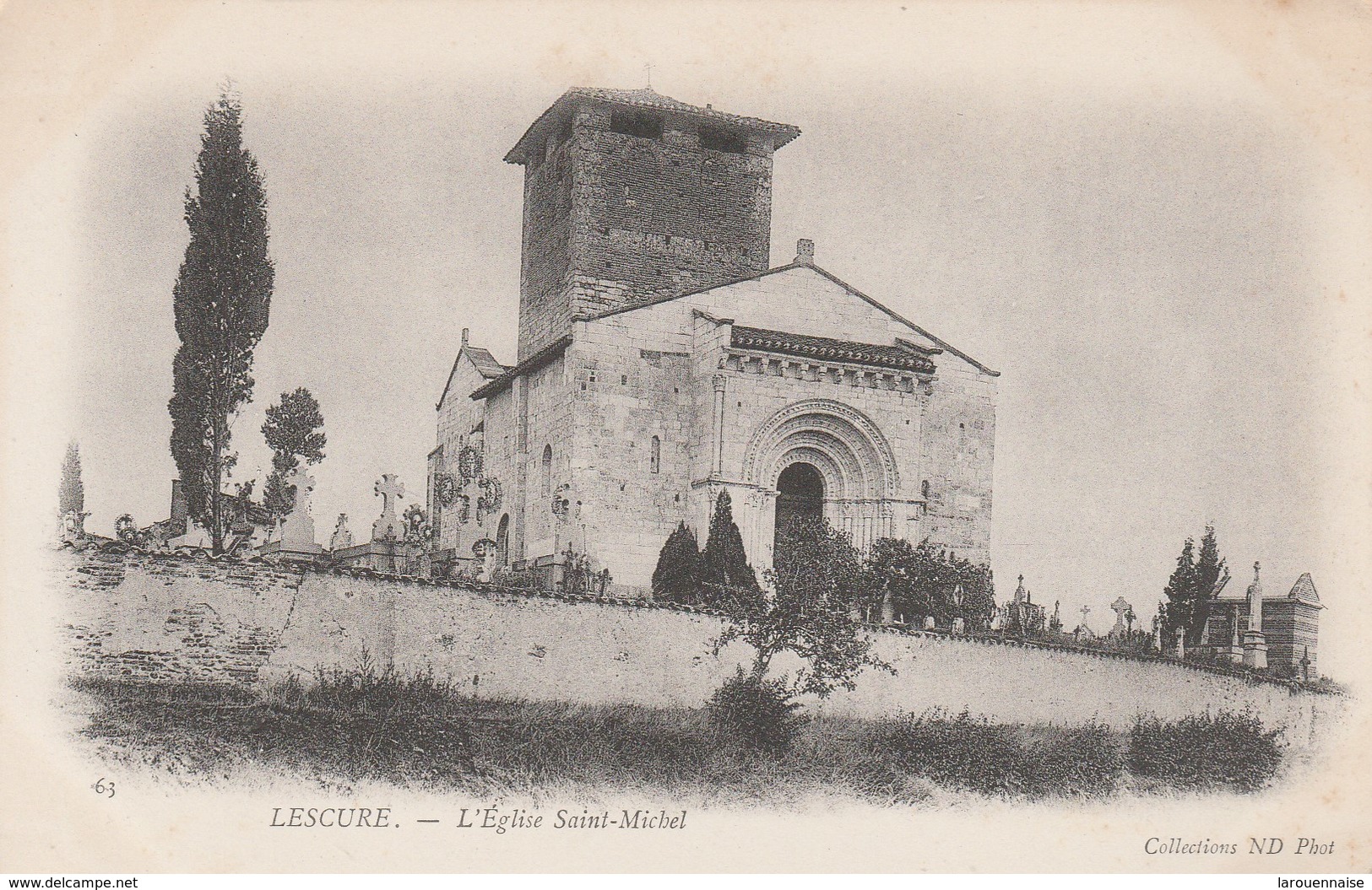 81 - LESCURE -  L' Eglise Saint Michel - Lescure