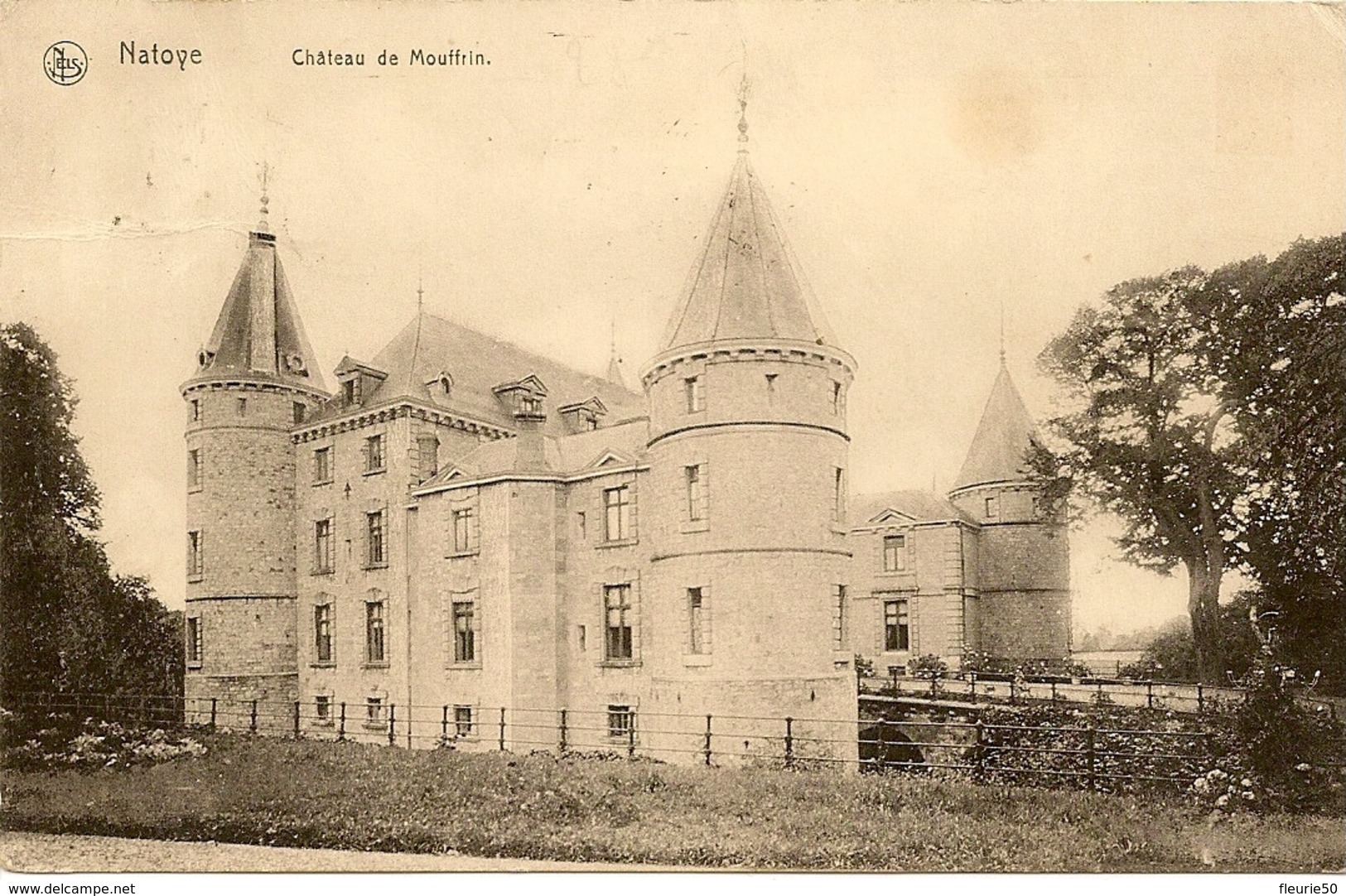 NATOYE - Château De Mouffrin. Nels, Oblitération Bruxelles 1912. - Hamois