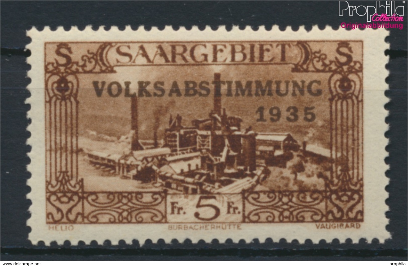 Saarland 193 Mit Falz 1934 Volksabstimmung (9265170 - Ongebruikt