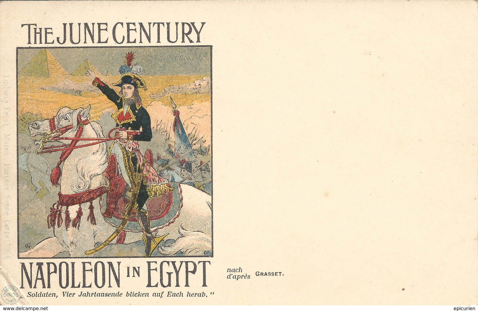 THE JUNE CENTURY  NAPOLEON IN EGYPT D'après GRASSET - Altri & Non Classificati