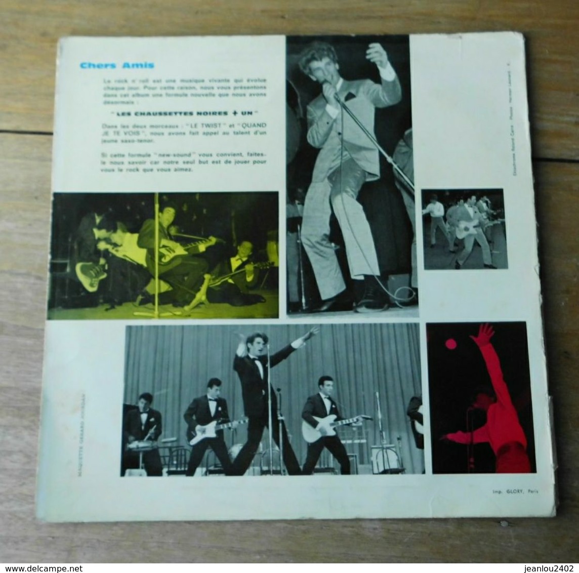 Vinyle "Les Chaussettes Noires"  "Rock'n Twist"  Vinyle 25 Cm - Speciale Formaten