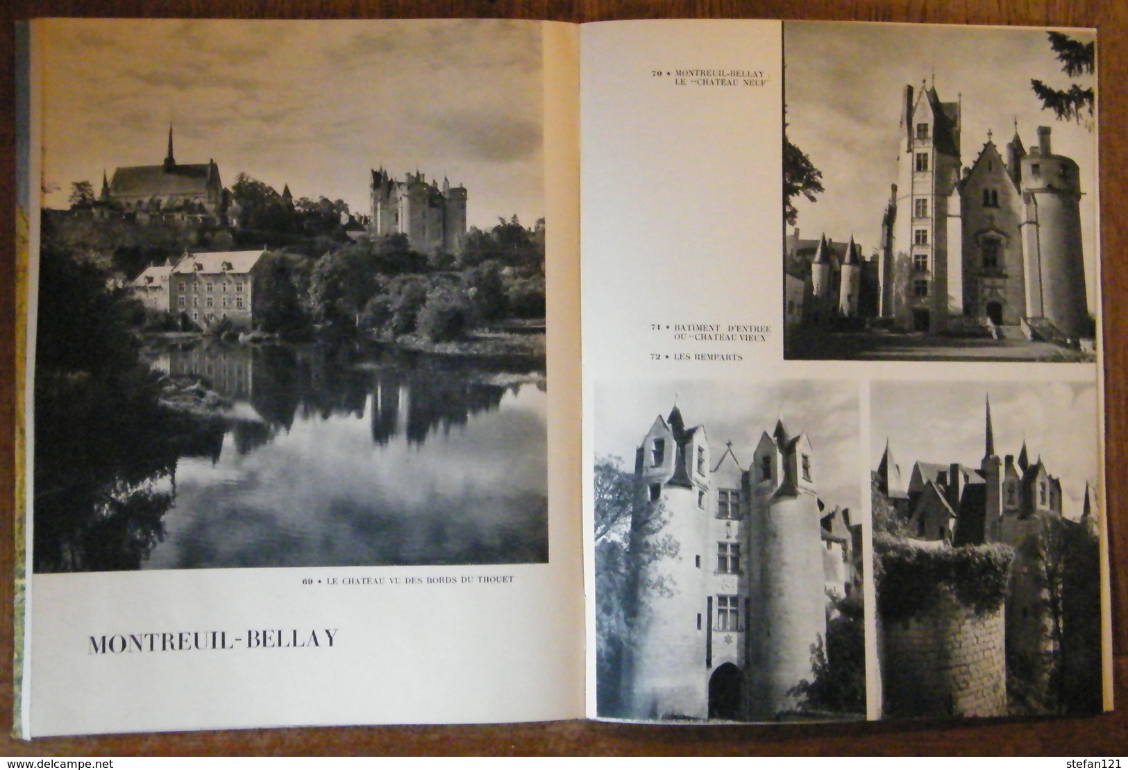 Chateaux De La Loire - Photographies De Jean Roubier - 1953 - 78 Pages 29,2 X 22,8 Cm - Pays De Loire