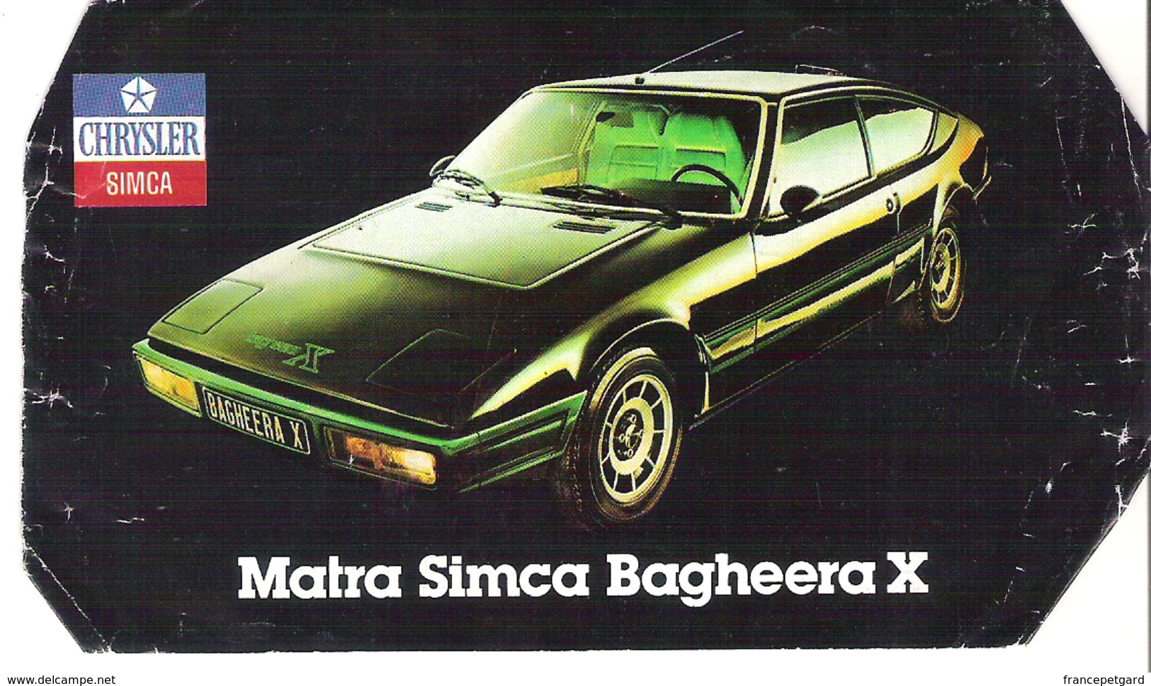 Serge Lama Au Palais Des Congrès Paris 1979 - Chrysler Simca Matra Bagheera X - Tickets D'entrée