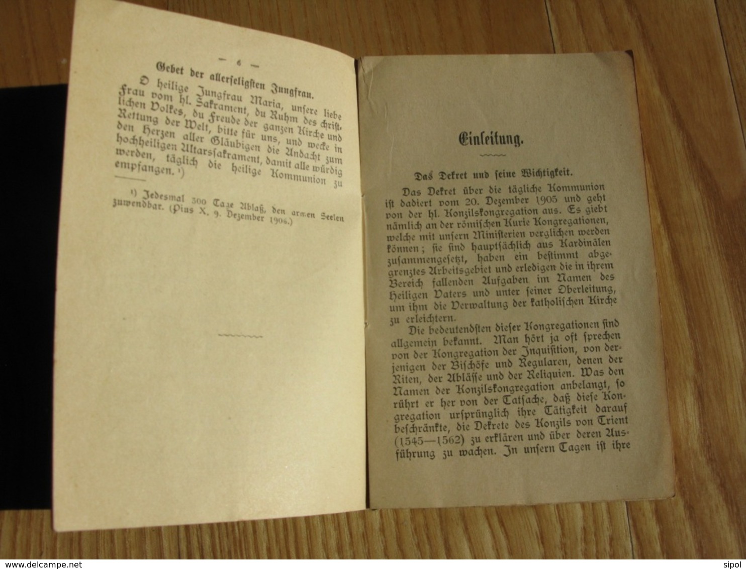 Das Dekret über Die Tägliche Kommunion Von Mathieu Rixheim Buchdruckerei 1908 - Christendom