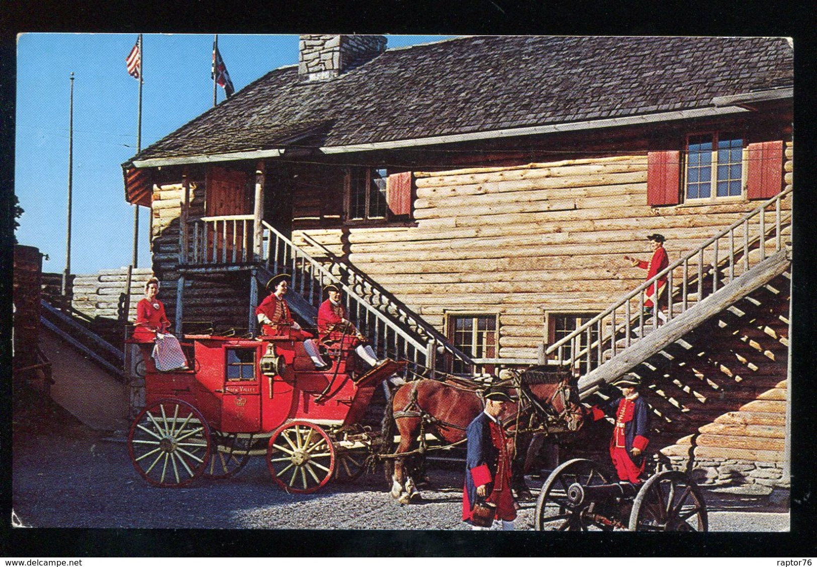 CPSM Non écrite Etats Unis NEW YORK Lake George Historic Fort William Henry - Lake George