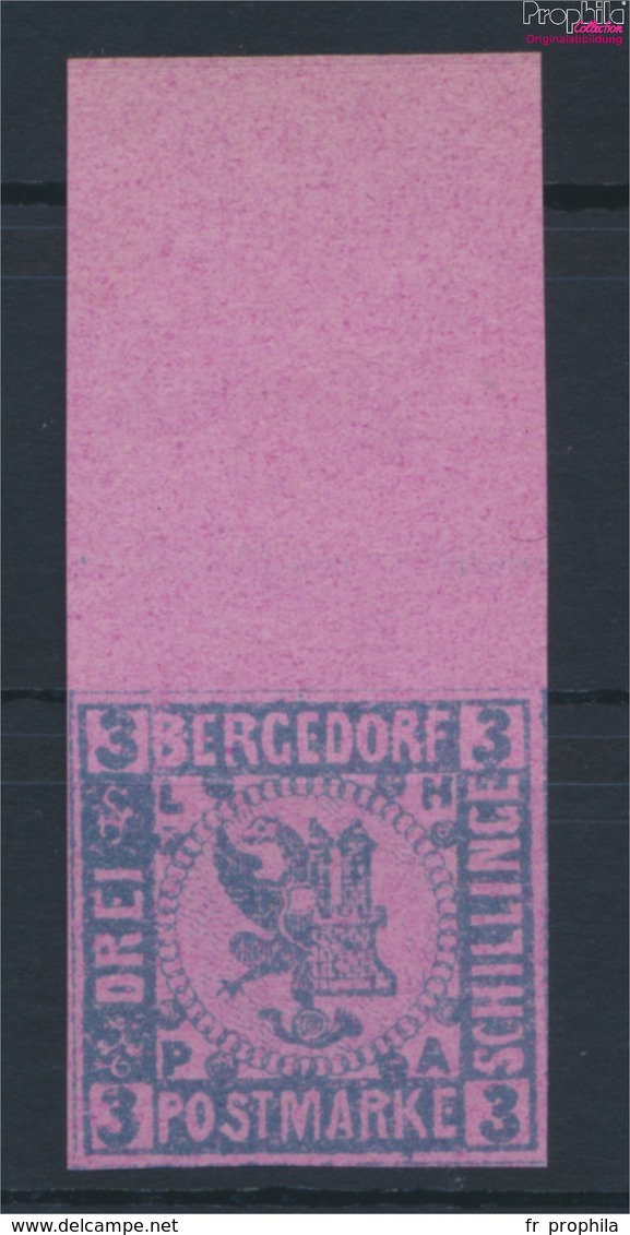 Bergedorf 4ND Nouveau- Ou. Reproduction Inutilisés 1887 Crest (9280495 (9280495 - Bergedorf