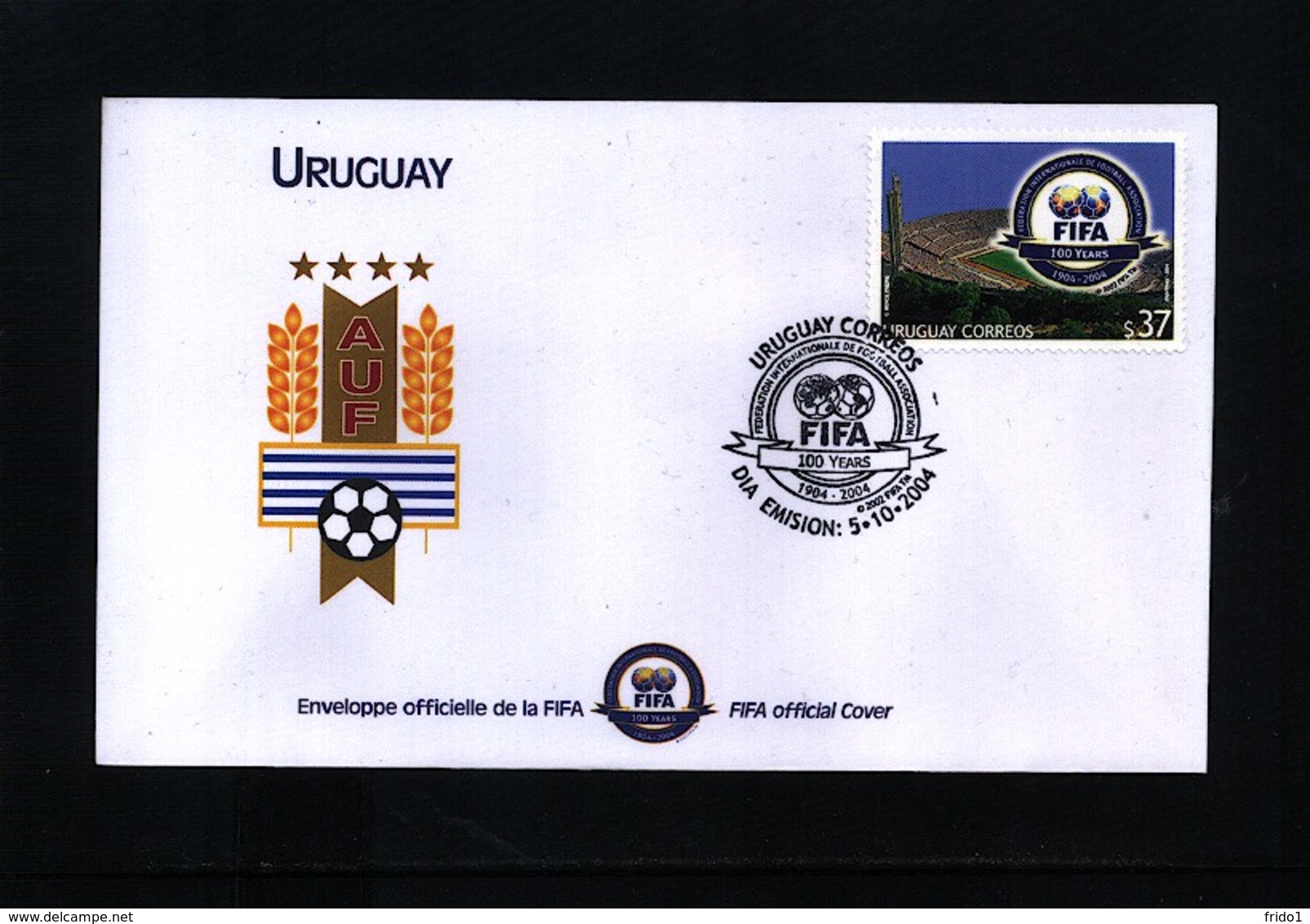 Uruguay 2004 100 Years Of FIFA Interesting Cover - Cartas & Documentos