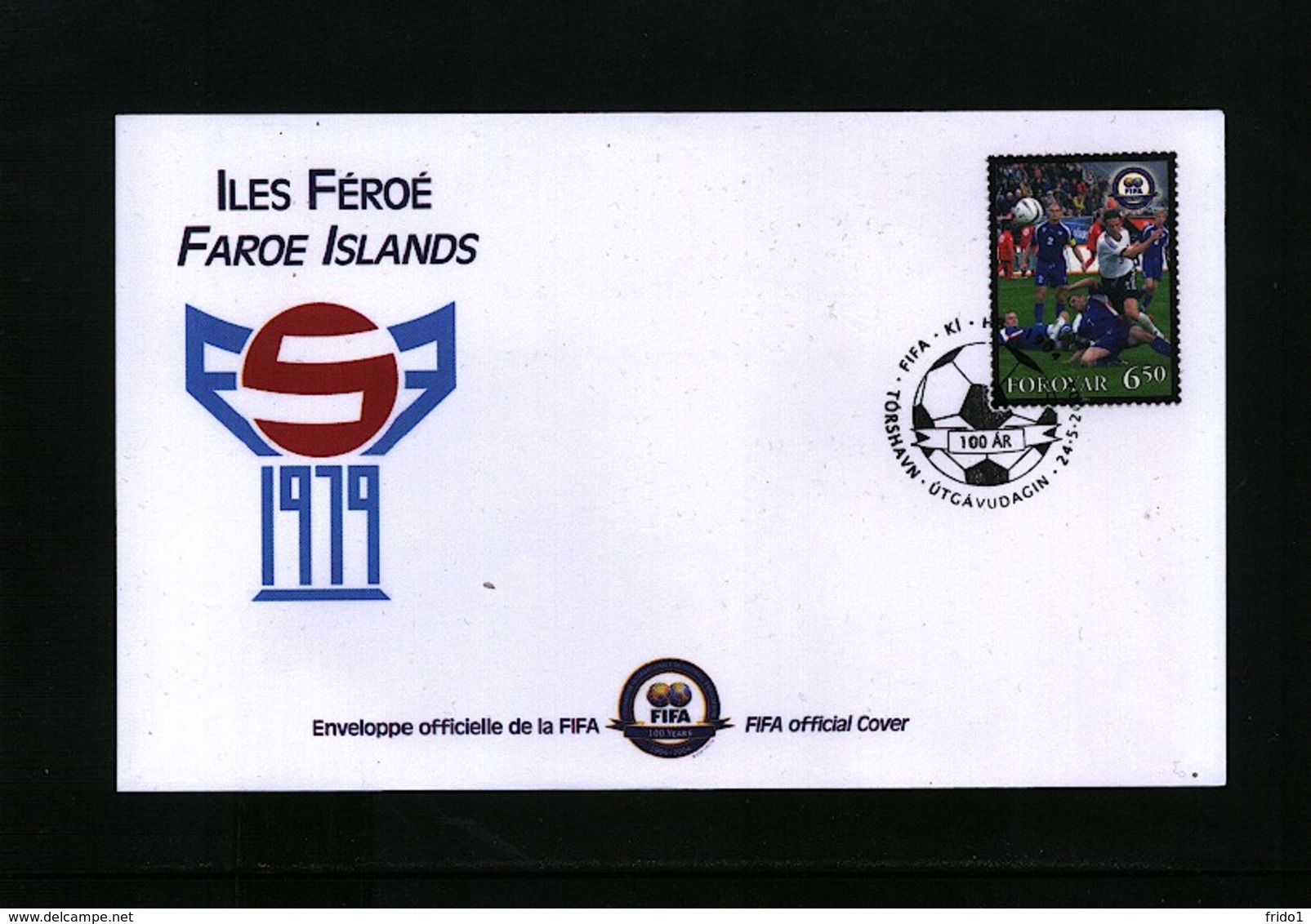 Faroe Islands 2004 100 Years Of FIFA Interesting Cover - Cartas & Documentos