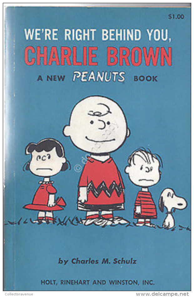 Peanuts - Originale - We're Right Behind You Charlie Brown - 1965 - Original - Autres Éditeurs