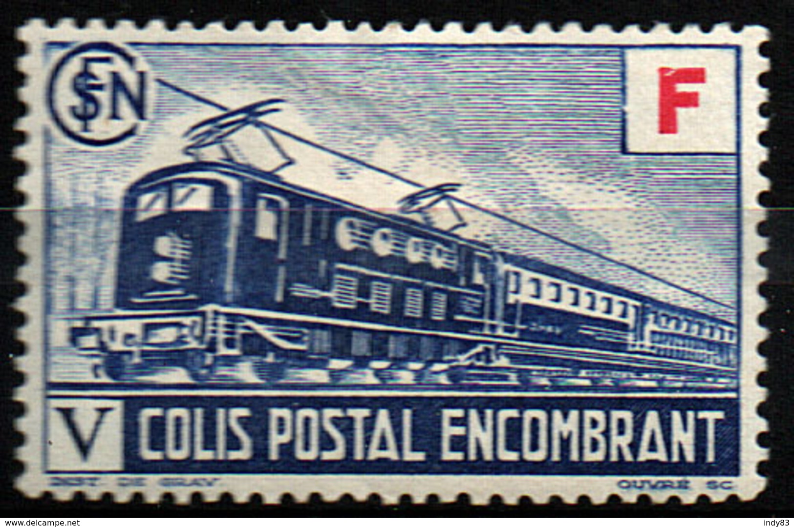 France Colis Postal YT N°203 Neuf * - Reste De Charnière - "Colis Encombrant" (1943) - Neufs