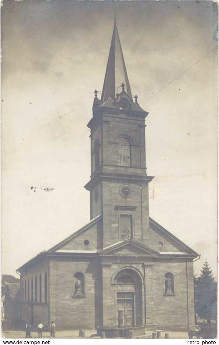 Cpa 67 – Carte-photo église De Grendelbruch - Autres & Non Classés
