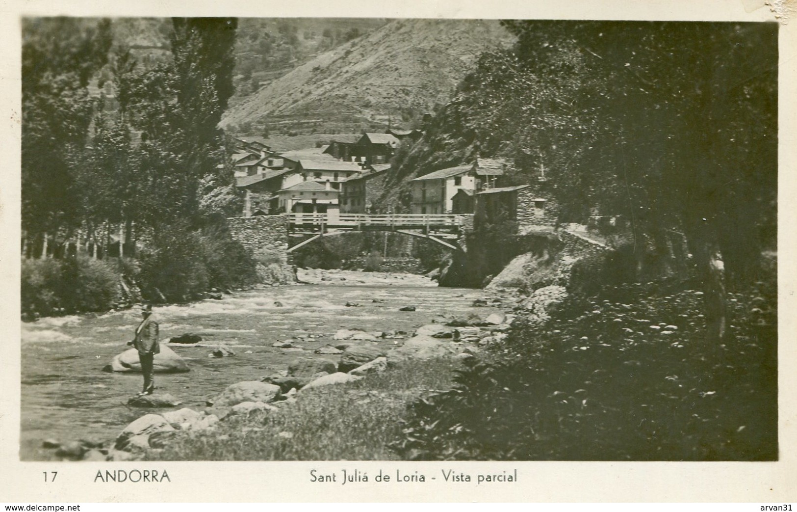 SANT JULIA De LORIA - VISTA PARCIAL - CLICHE RARE - - Andorre