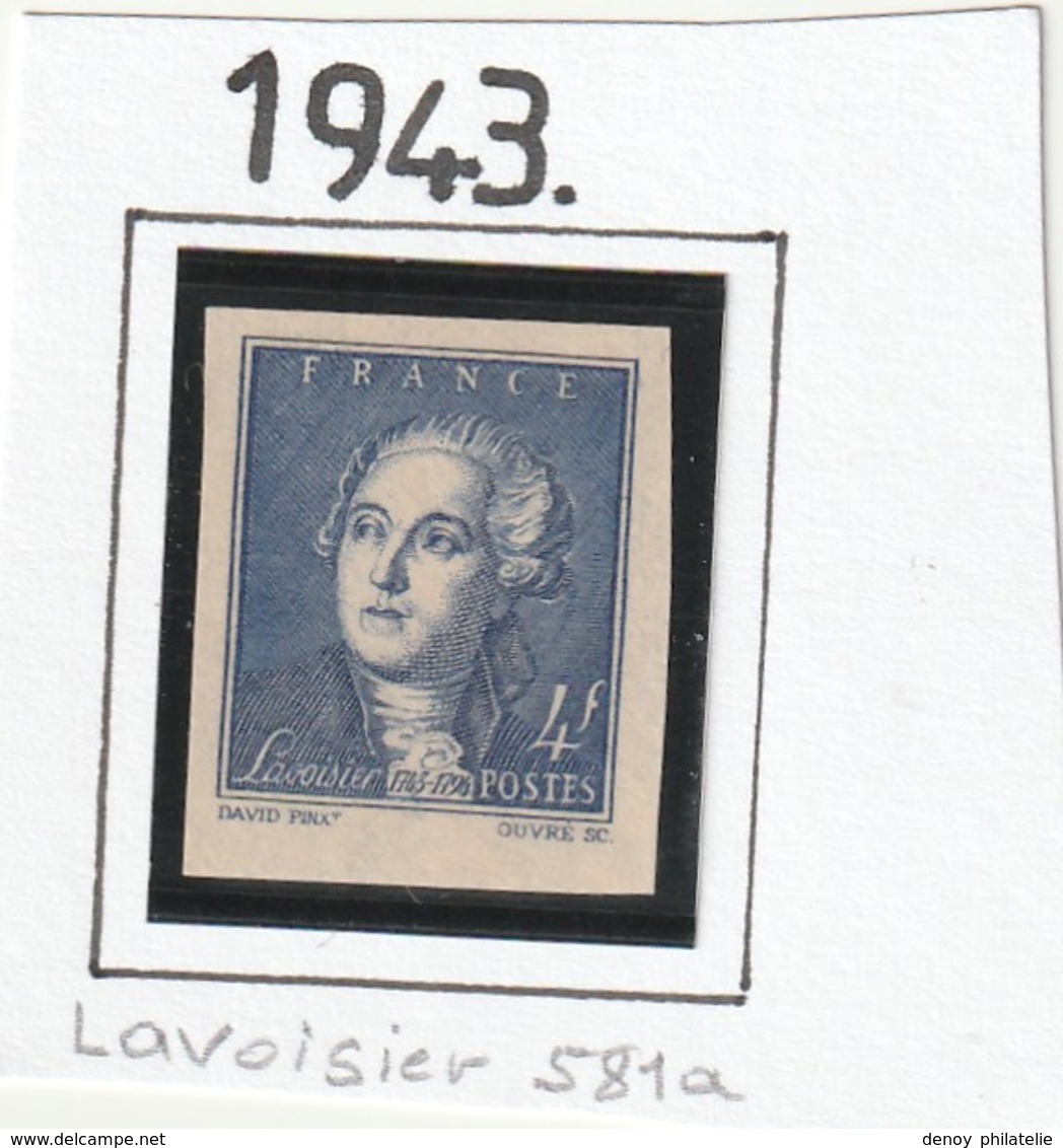 France Timbre Non Dentelé 581   ** Sans Charniére - Unclassified