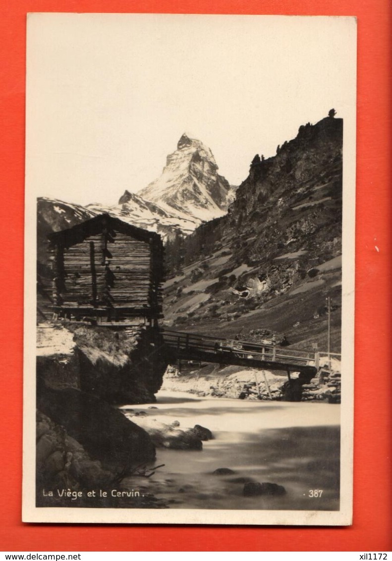 VAQ-40 La Viège Et Le Cervin, Die Visp Und Der Matterhorn. <Nicht Gelaufen. Perrochet-M. 387 - Viège