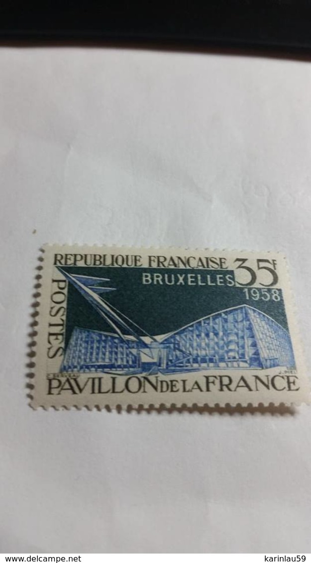 Timbre France YT N°1156 Pavillon De La France à Bruxelles 1958 Neuf - Neufs