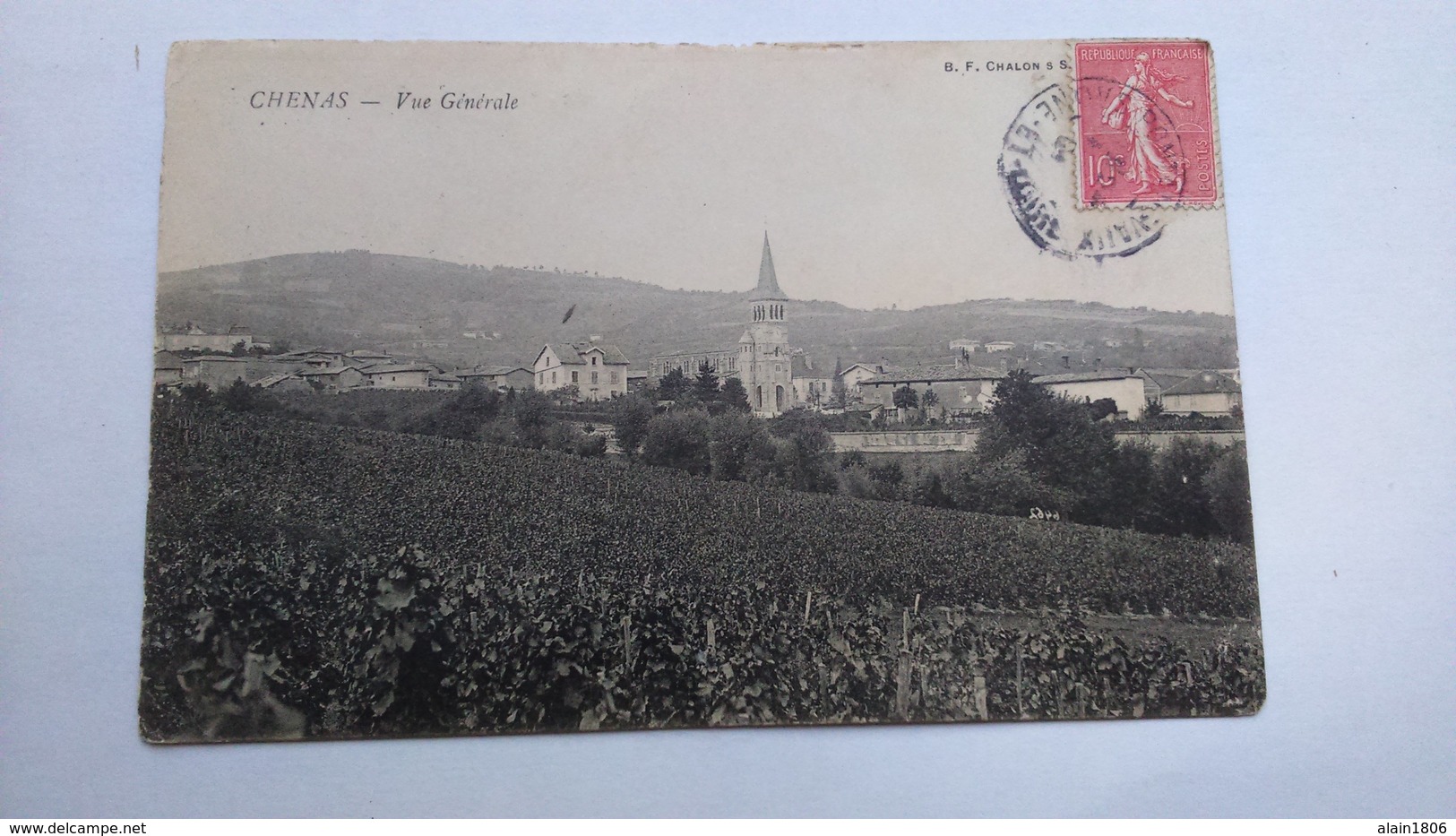 Carte Postale ( L6 ) Ancienne De Chenas , Vue Générale - Chenas