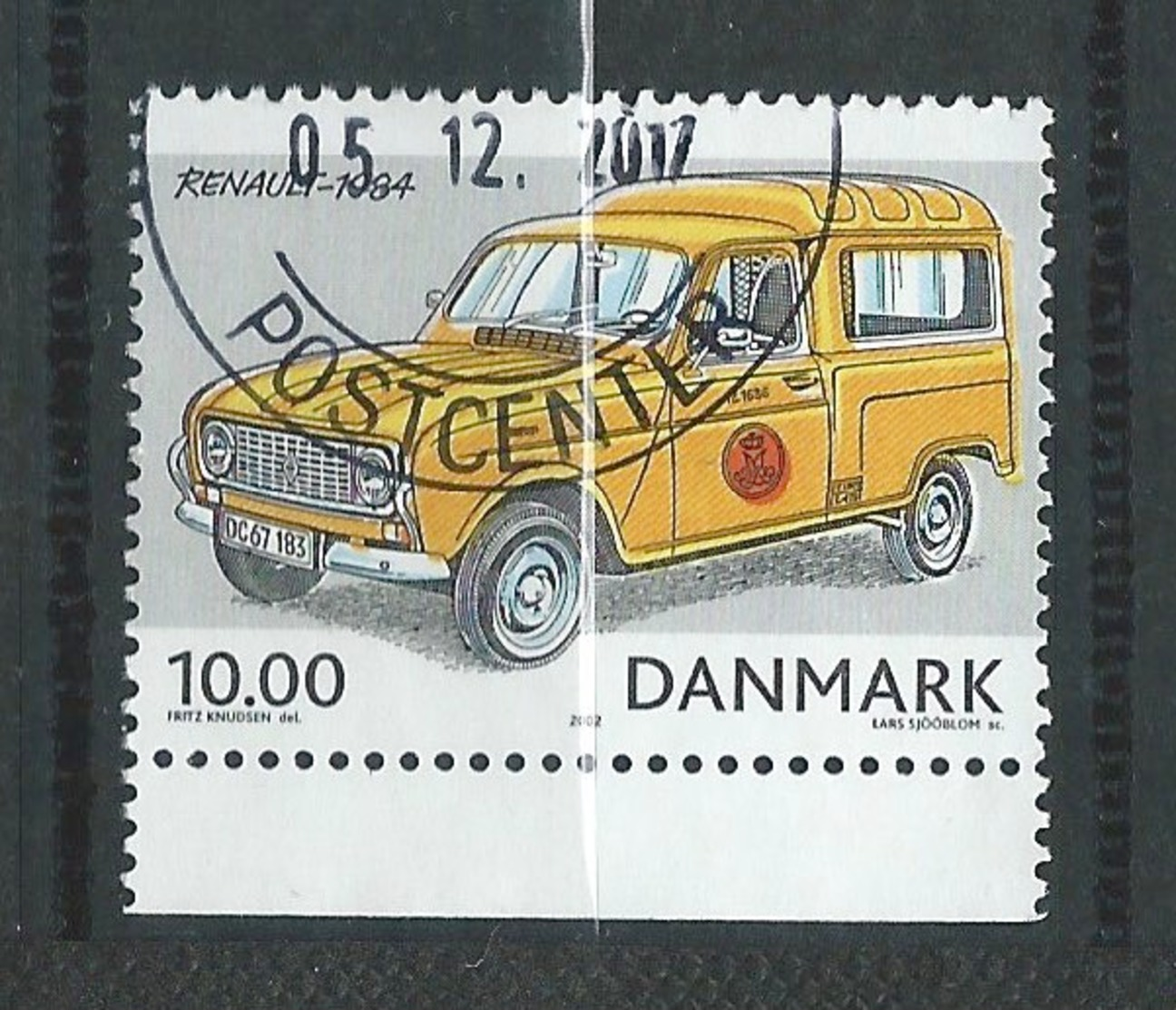 DANEMARK : N° 1316 - La Poste - Oblitérés