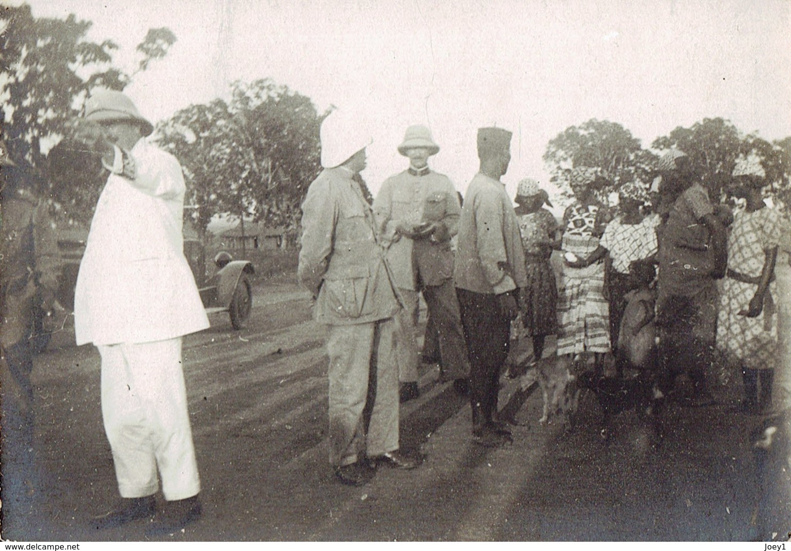 Photo Congo 1926 En Tournée Avec Mr Antonetti - Afrique