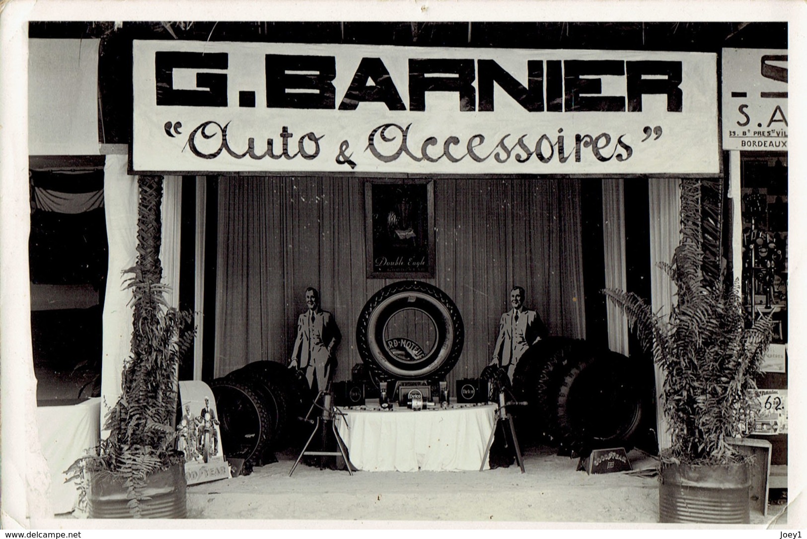 Photo Brazzaville En 1938 Foire Expo,stand Du Garage Barnier. - Africa