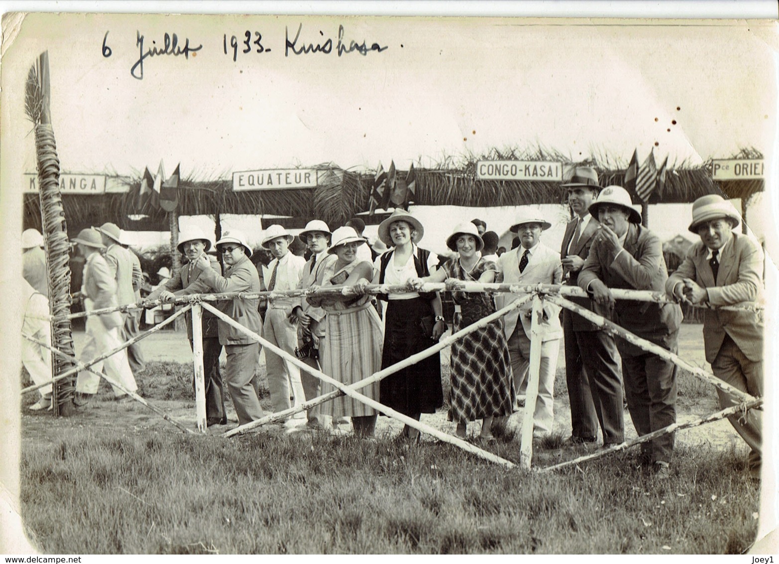 Photo Kinshasa Brazzaville 6 Juillet 1933 - Africa