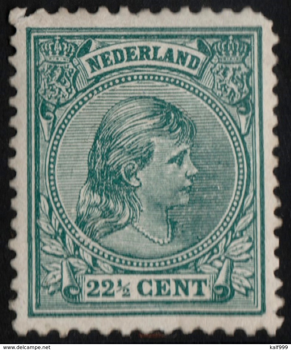 ~~~  Netherlands 1891/1894 - Wilhelmina  - NVPH 41 MNH OG ** CV 275 Euro , Small Fault ~~~ - Ongebruikt