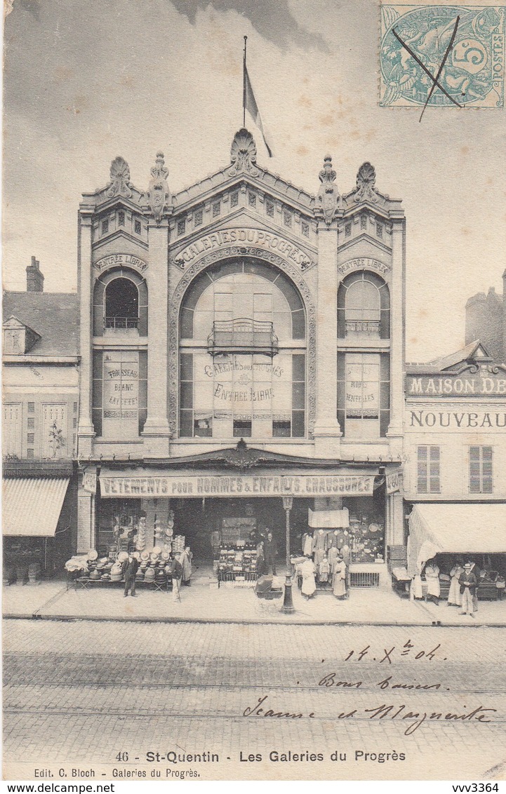 SAINT-QUENTIN: Les Galeries Du Progrès - Saint Quentin