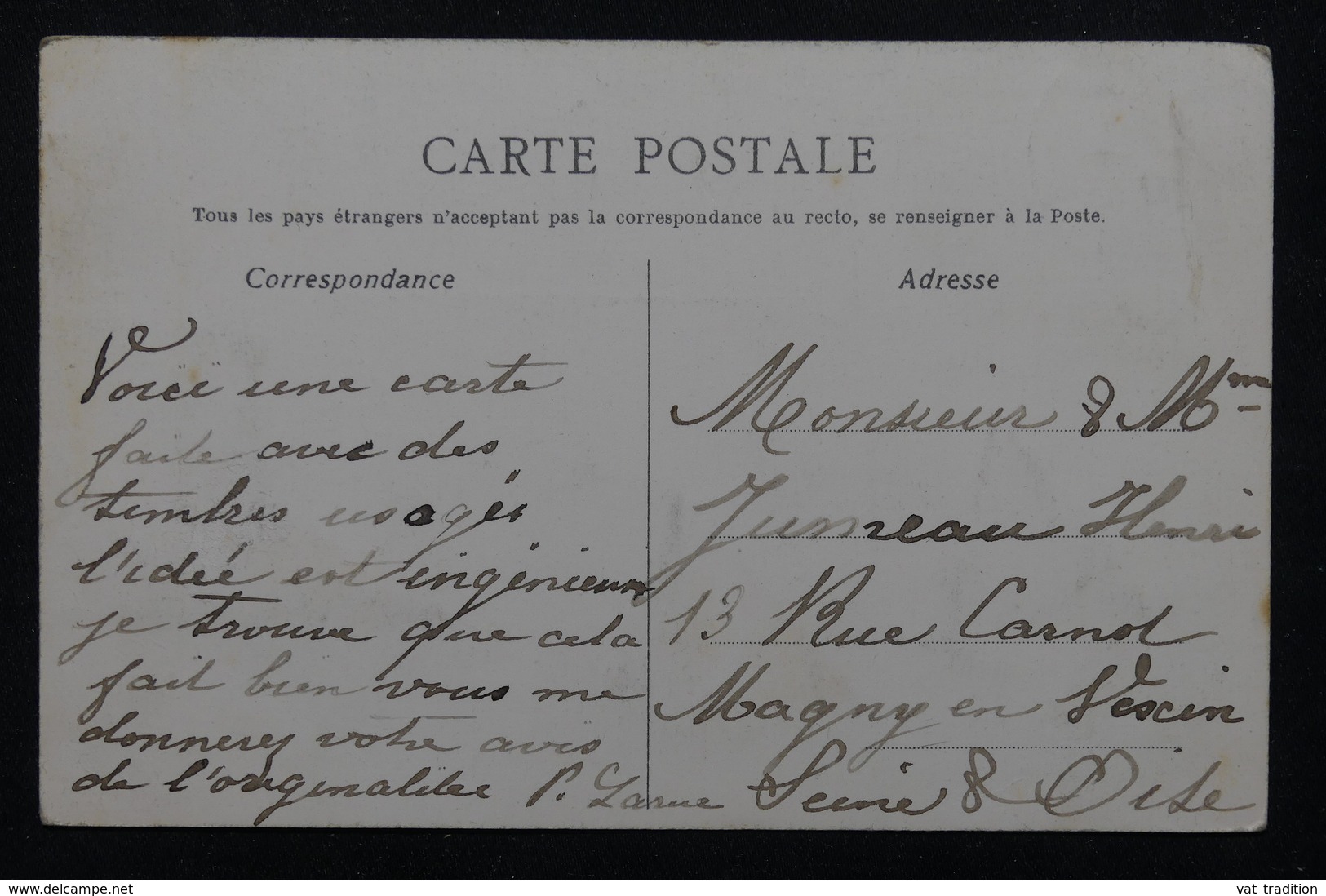 FRANCE - Carte Postale - Découpes De Timbres Représentant Des Bateaux - L 21655 - Timbres (représentations)