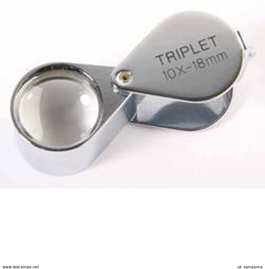 Precision Magnifier Chrome-plated (3 Lens System), 10x Magnification - Pinzetten, Lupen, Mikroskope