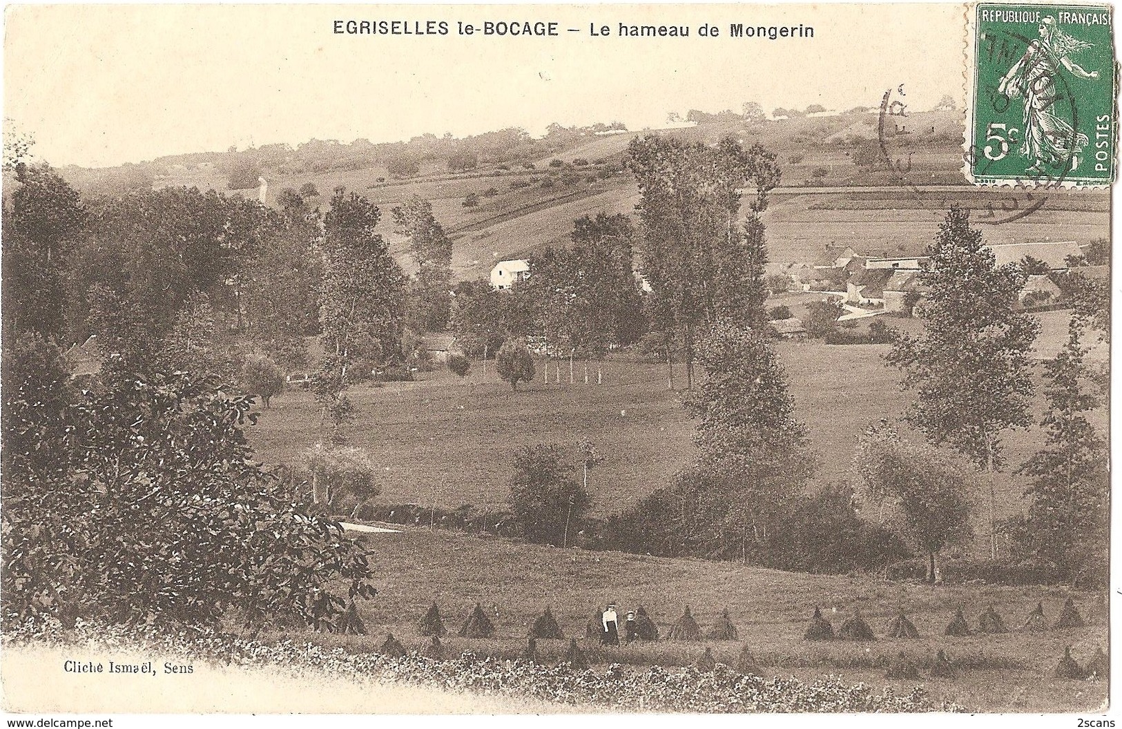 Dépt 89 - ÉGRISELLES-LE-BOCAGE - Le Hameau De Mongerin - Cliché Ismaël - Egriselles Le Bocage