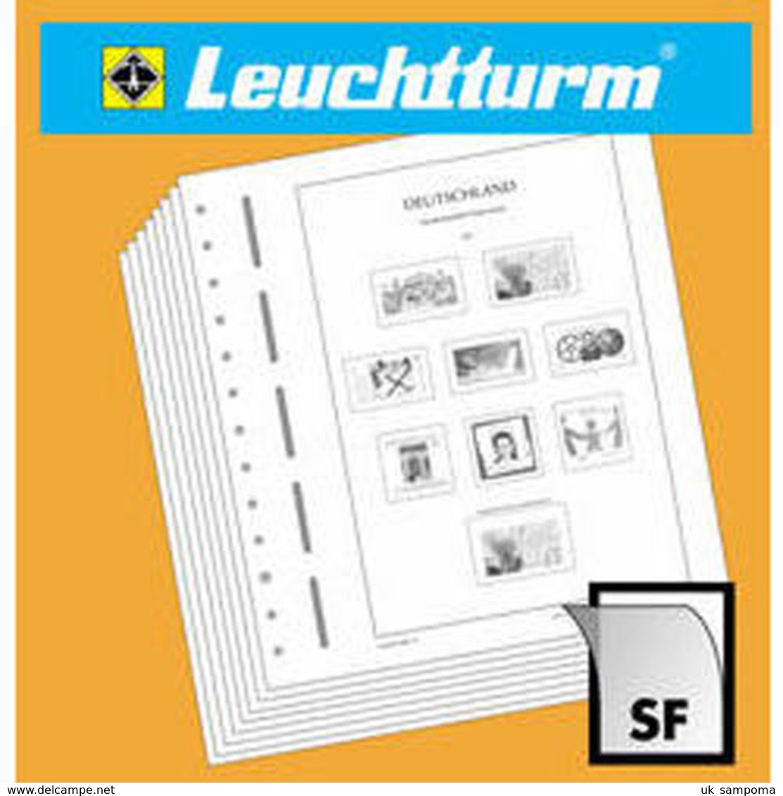 LEUCHTTURM SF-Vordruckalbum EXCELLENT DE, CL-Design UDSSR 1984-1991 Inkl.Schutzkass. Rot - Pré-Imprimés