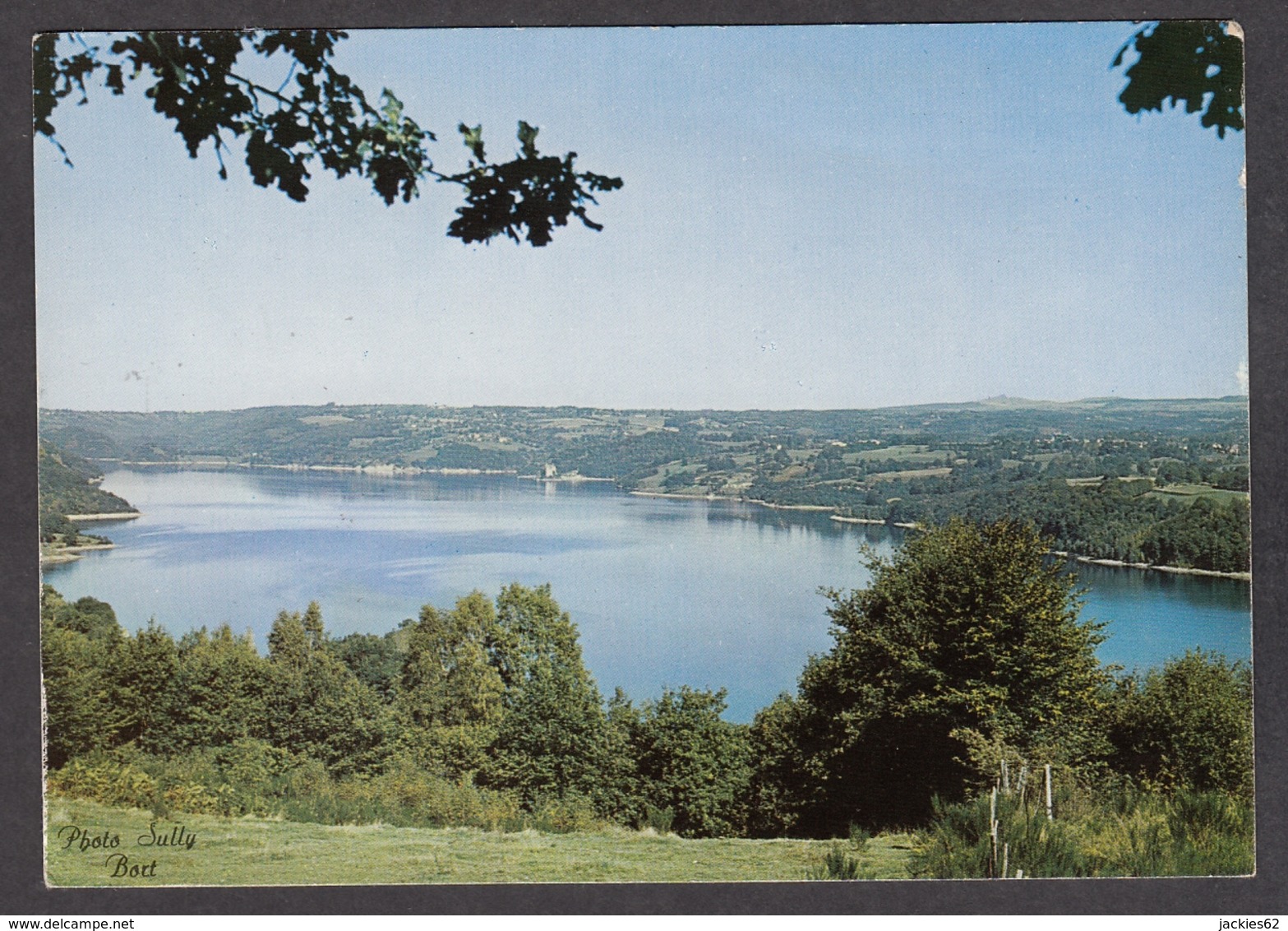 100030/ BORT-LES-ORGUES, Les Aubazines, Panorama Vu De *La Terrasse*, Lac Du Barrage De Bort Et Le Château De Val - Autres & Non Classés