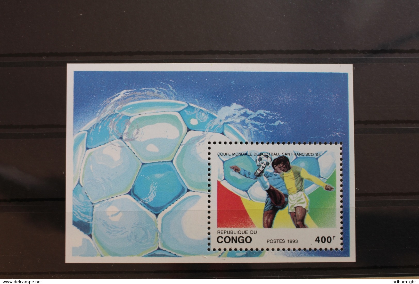 Kongo (Brazzaville) Block 111 Mit 1362 ** Postfrisch Fußball WM 1994 #RL273 - Sonstige & Ohne Zuordnung