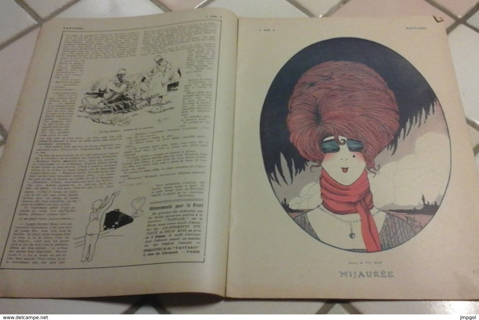 Revue Satirique FANTASIO N°250 Juin 1917 Illustration Pol Rab,Leclerc,Gerda Wegener,Sesboué,J RAY,Tête De Turc Lénine - 1900 - 1949