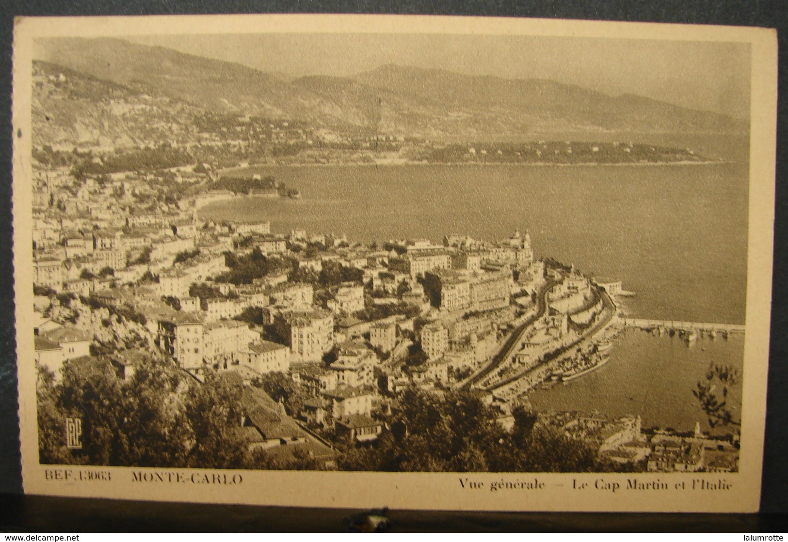 JL. 65. Monte-Carlo. Vue Générale. Le Cap Martin Et L'Italie. - Monte-Carlo