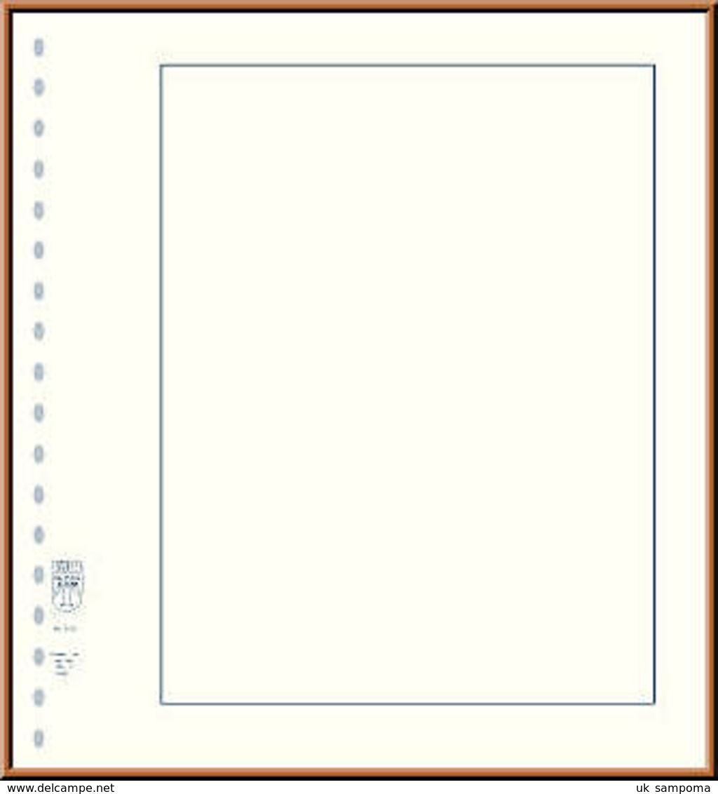 Lindner 802 Lindner Blank Pages, Format: 272 X 296 Mm With 18-ring Perforation - Autres & Non Classés