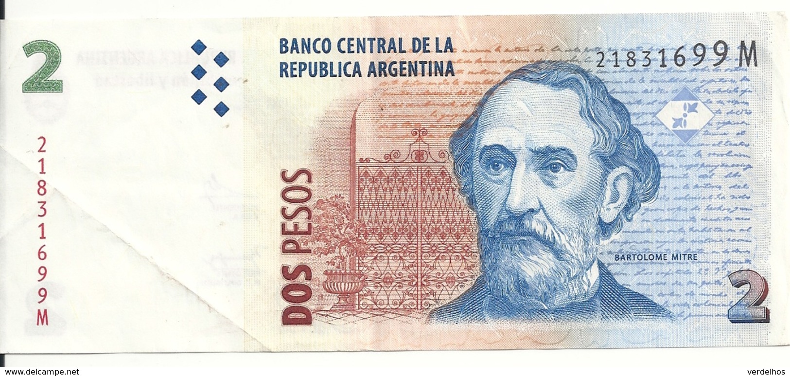 ARGENTINE 2 PESOS ND VF P 352 - Argentina