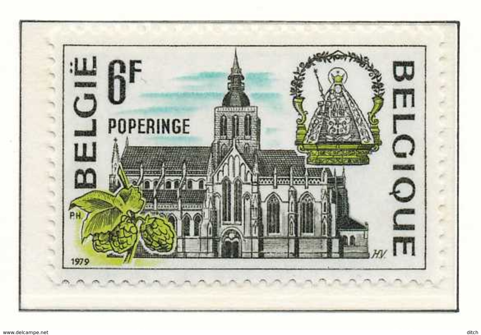 D - [151855]N° 1949, Tourisme, Cathédrale De Poperinge, SNC - Neufs