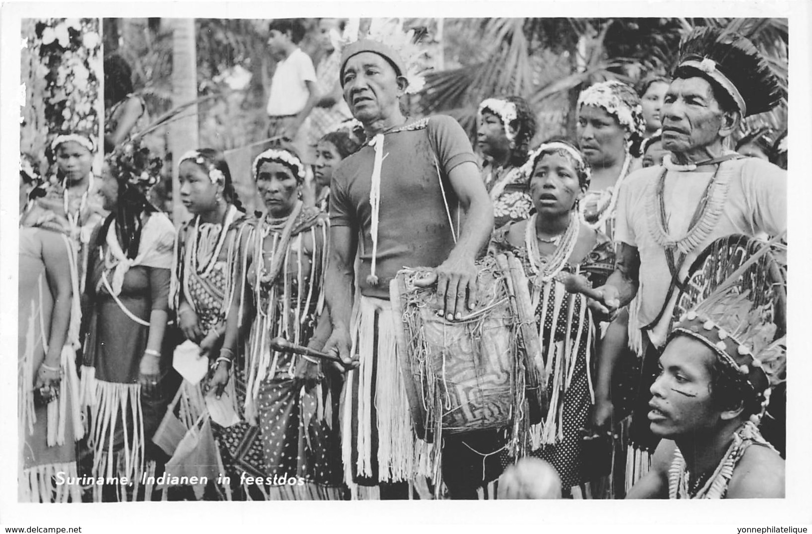 Surinam - Ethnic / 07 - Inidanen In Feestdos - Surinam